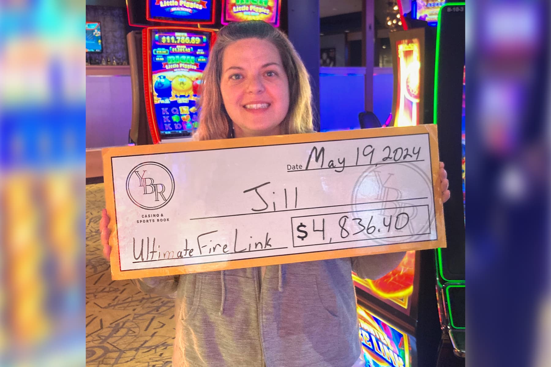 Jill won $4,836