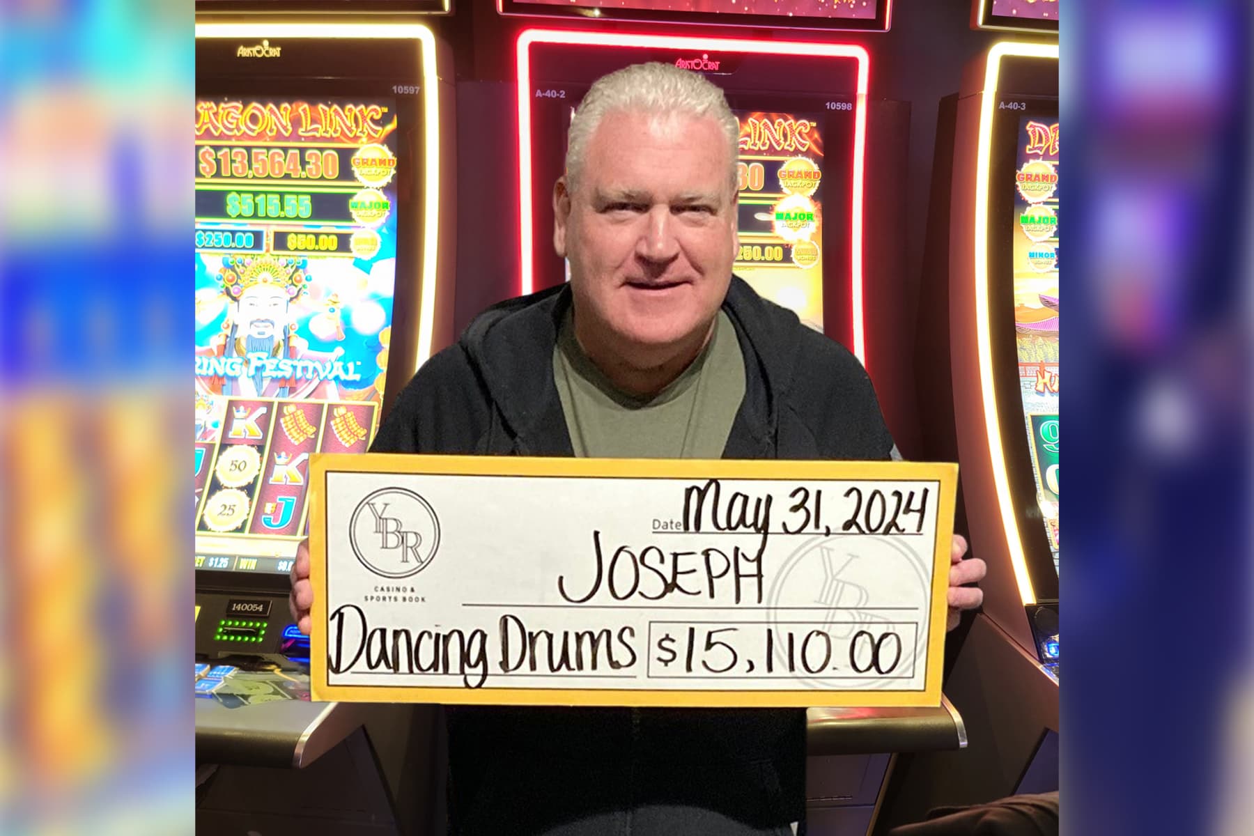 Joseph won $15,110