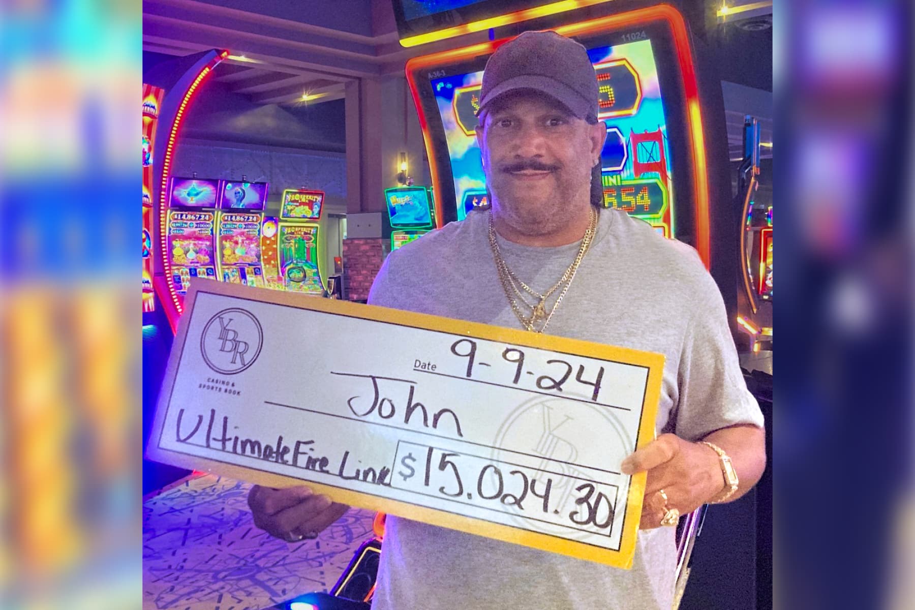 John won $15,024