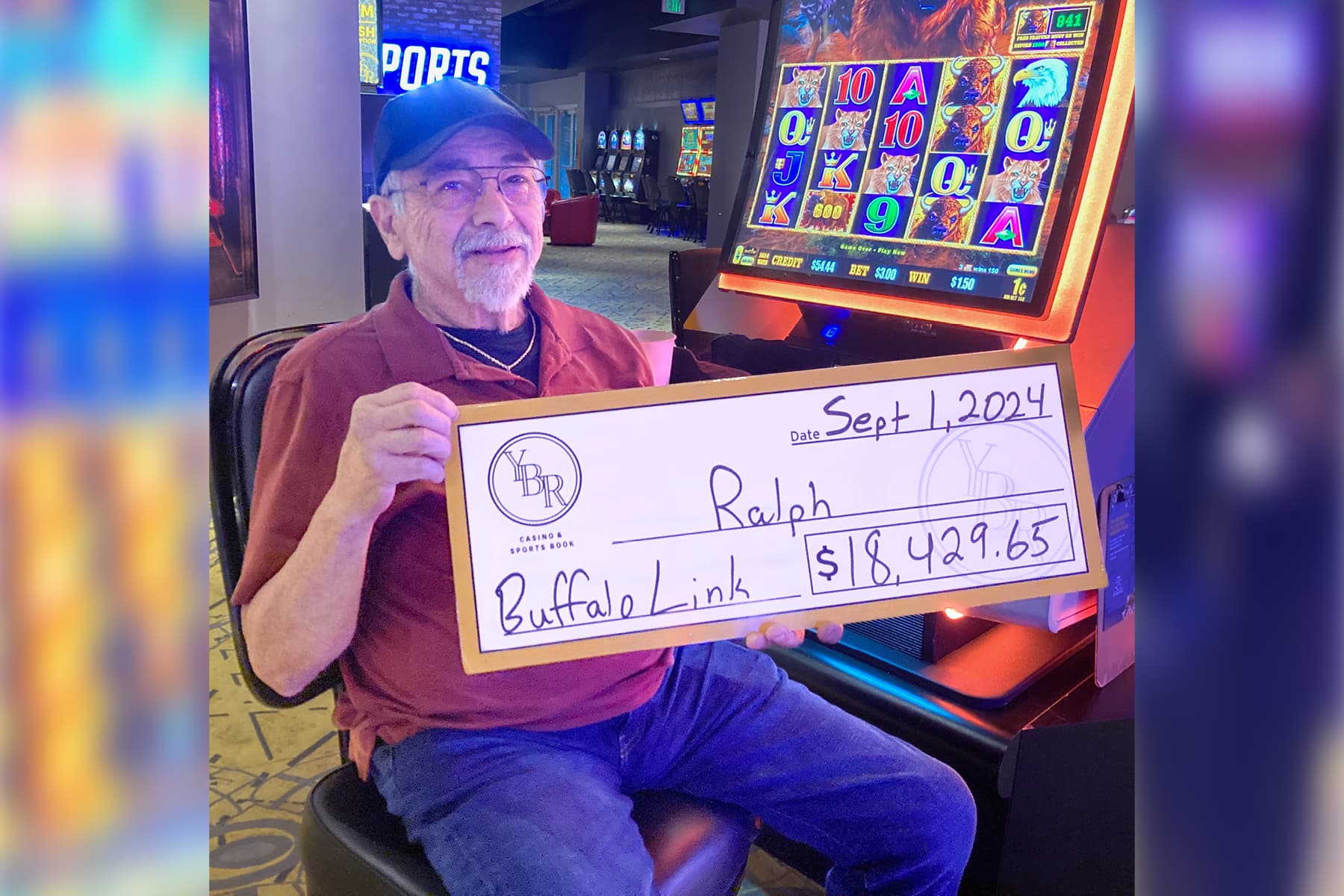 Ralph won $18,429