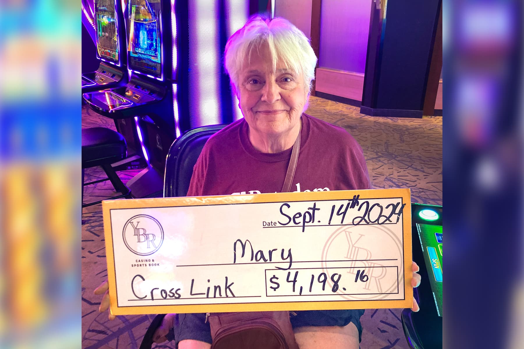 Mary won $4,198