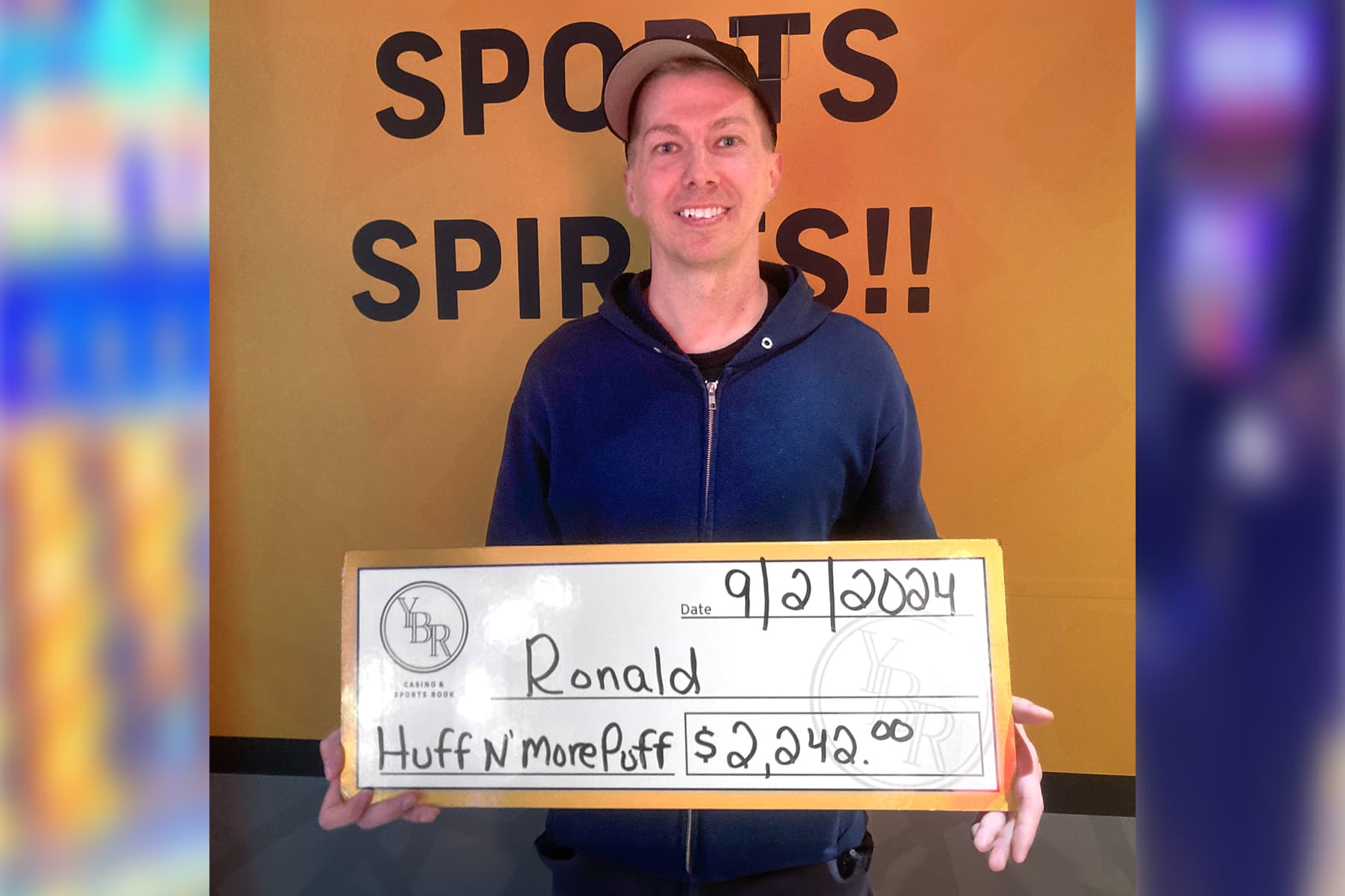 Ronald won $2,242