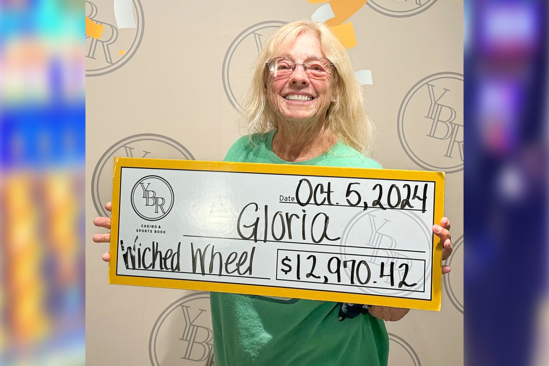 Gloria won $12,970