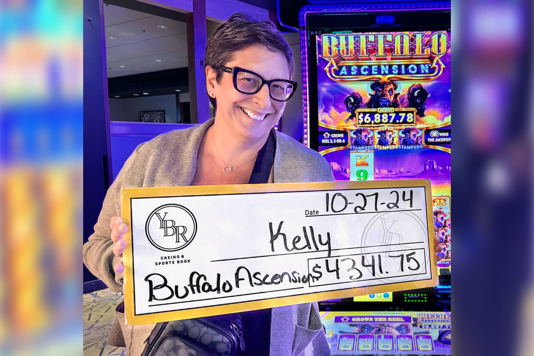 Kelly won $4,341