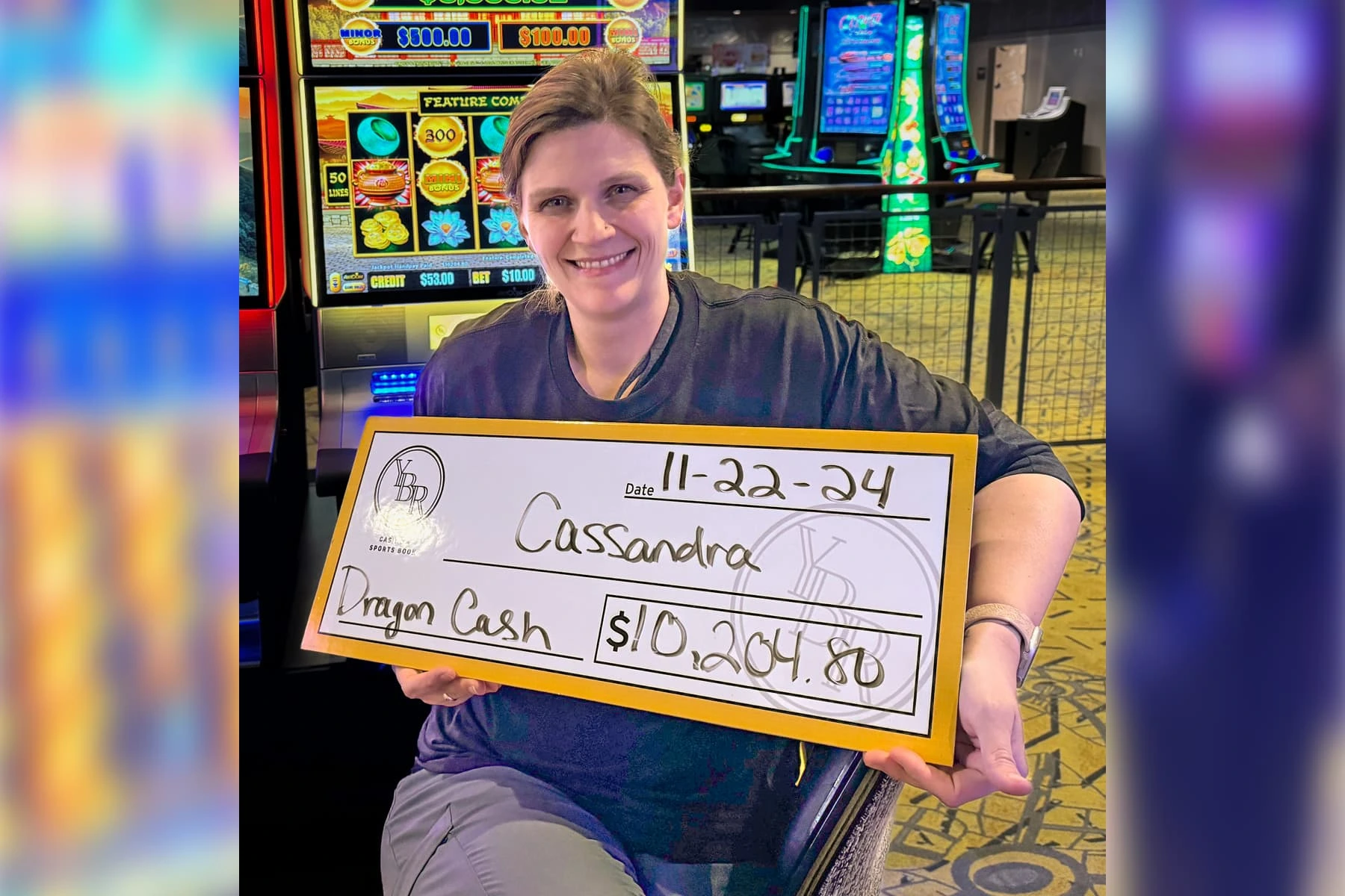 Cassandra won $10,204