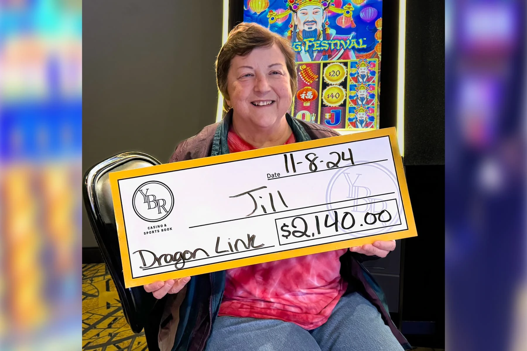 Jill won $2,140