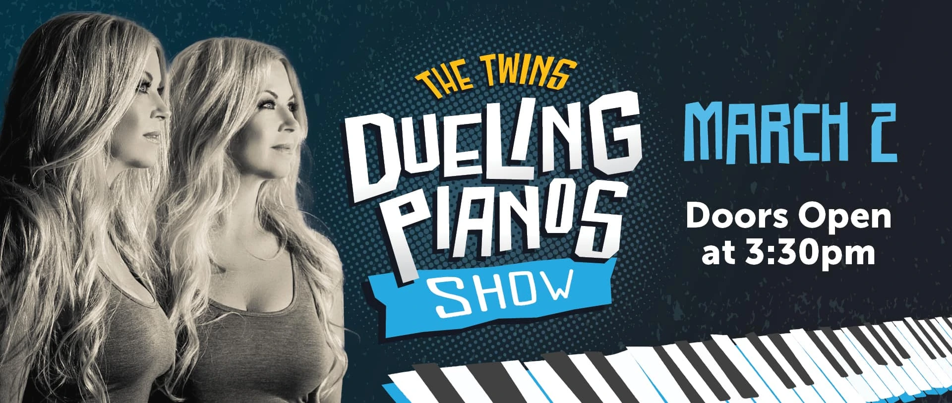 The Twins Dueling Pianos Buffet Dinner & Interactive Show Mar 2