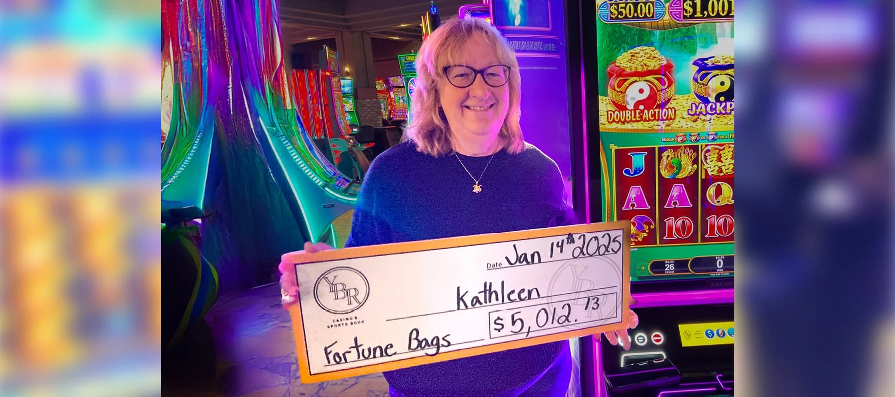 Kathleen won $5,012